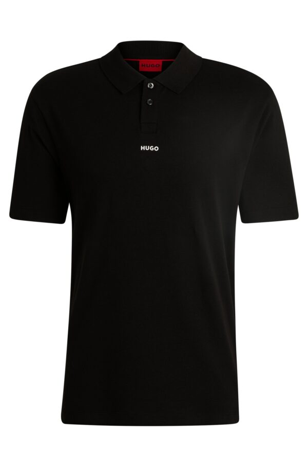 CAMISA COTTON-PIQUÉ POLO SHIRT WITH LOGO PRINT